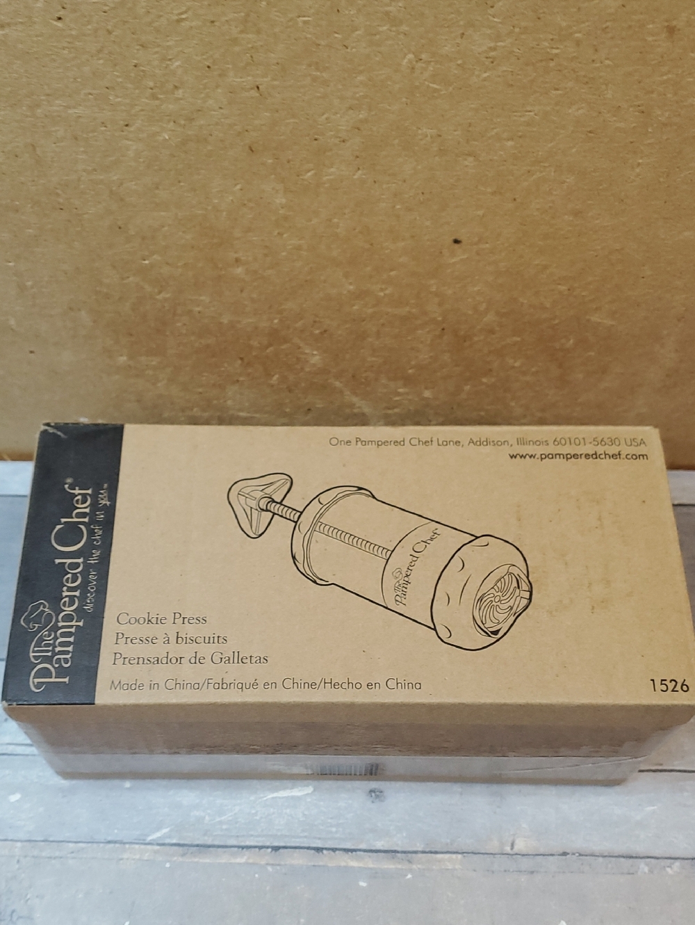 Pampered Chef Cookie Press  1526